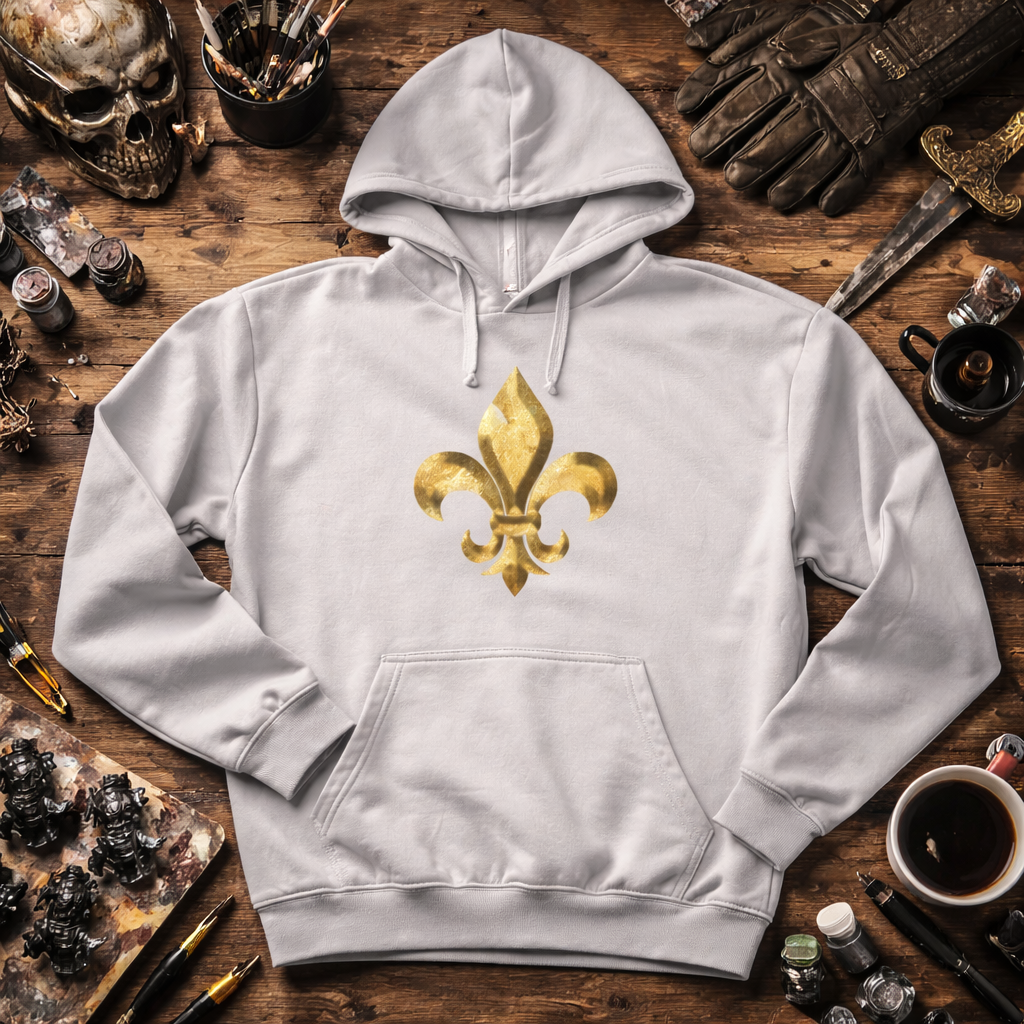 Gold Heraldic Sigil Hoodie – Noble Order Tabletop Wargaming Apparel