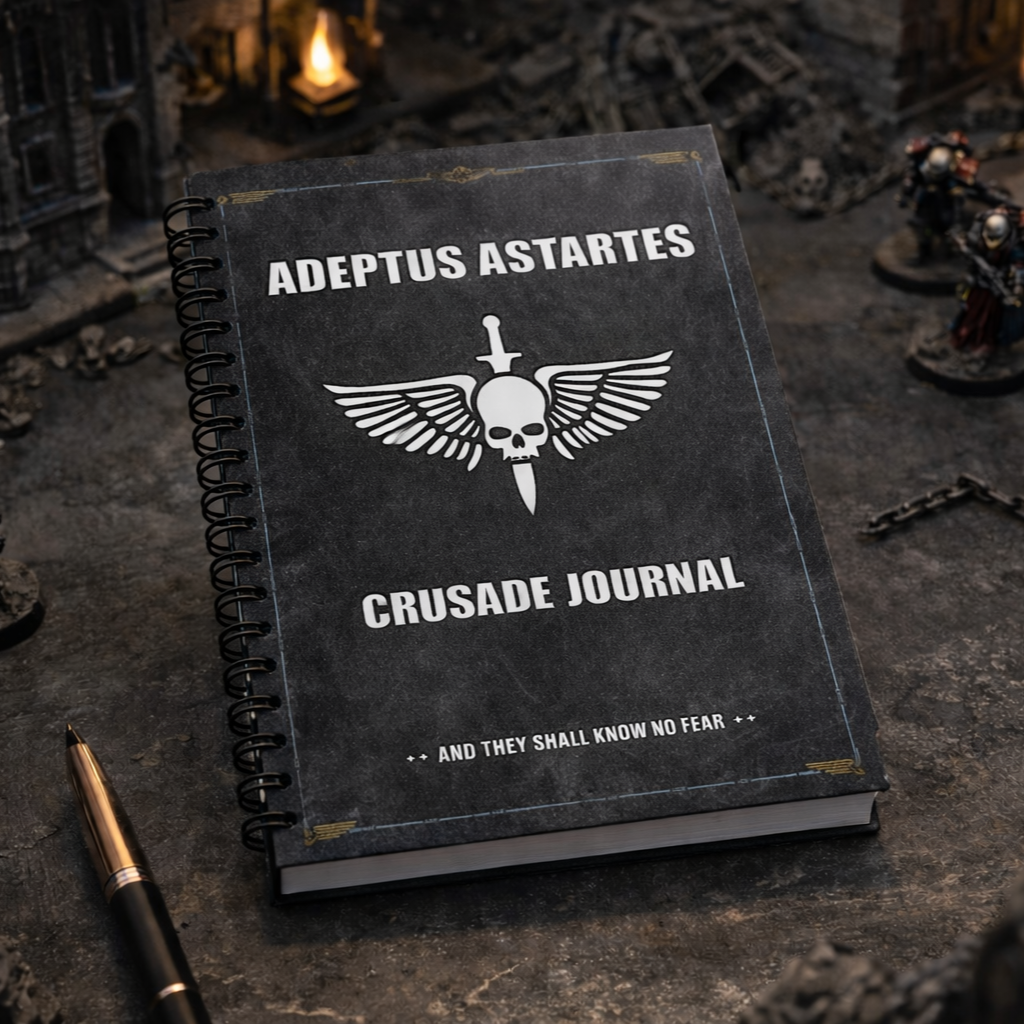 Coilbound crusade journal with black spiral binding