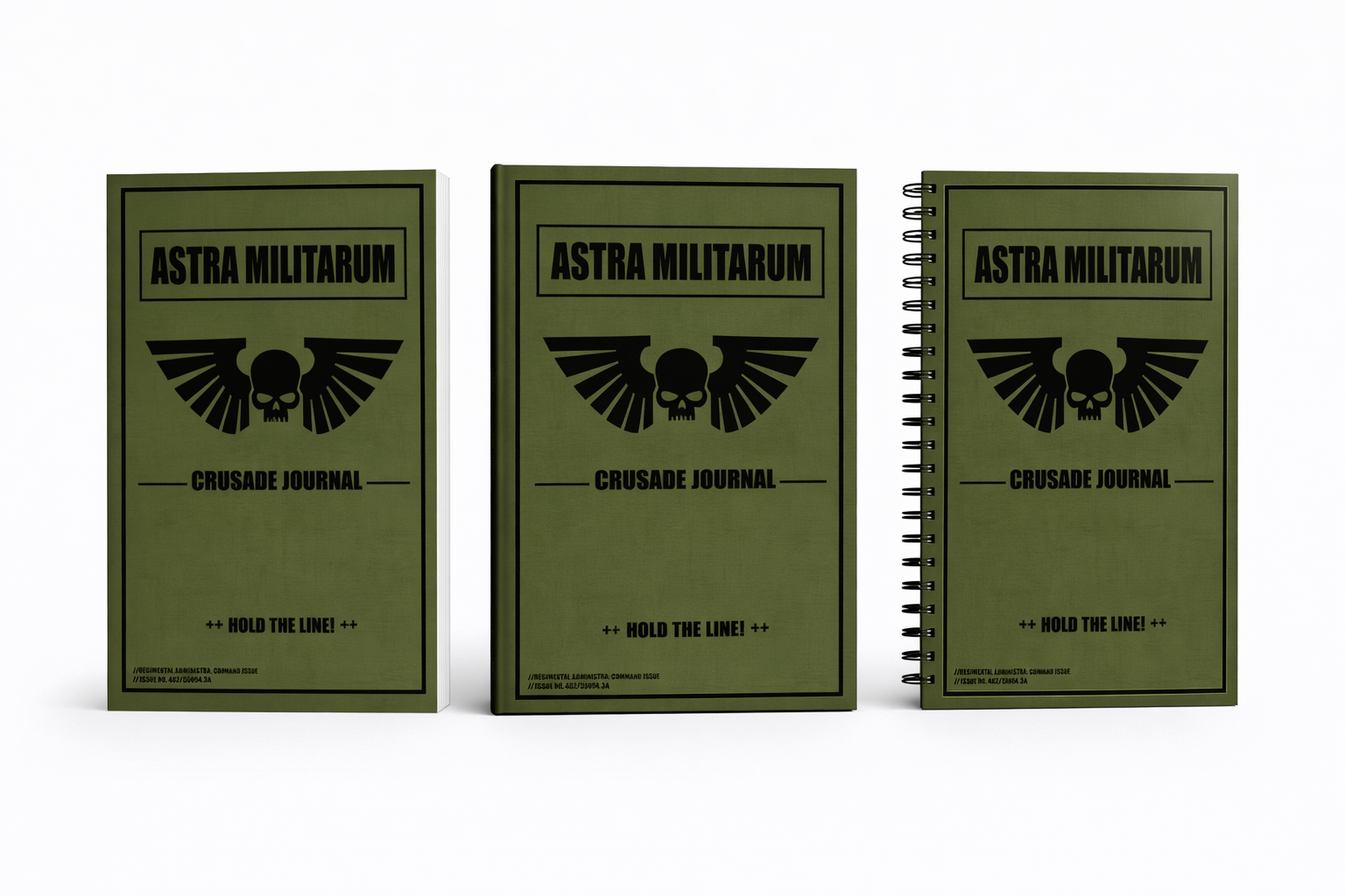 Infantry regiment crusade campaign journal A4 cover