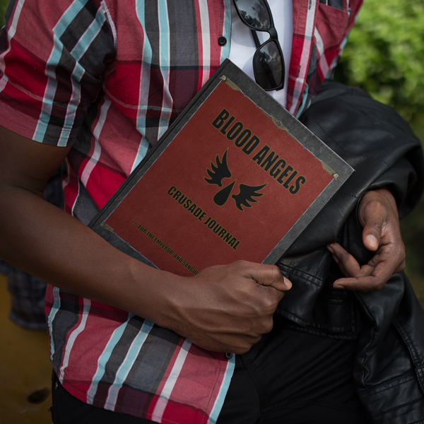 Hardcover crusade campaign book for tabletop wargaming