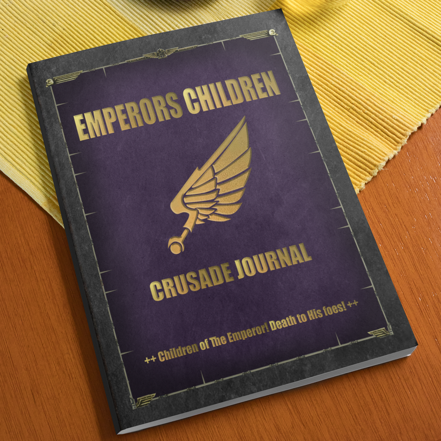 Paperback crusade campaign journal A4 size