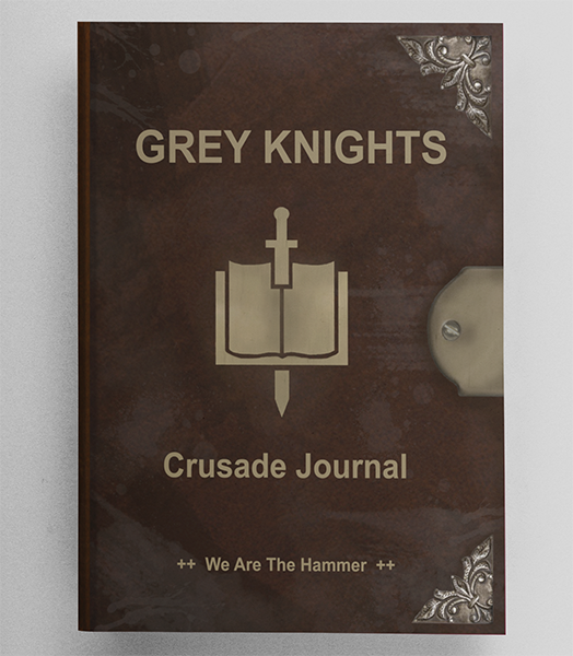 Grey Knights paperback crusade campaign journal A4 size