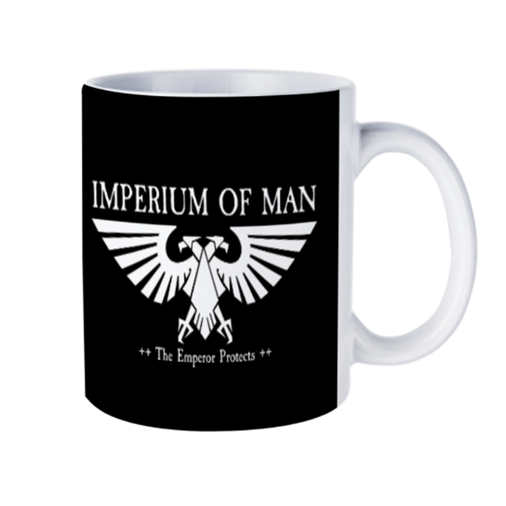 Tabletop Gaming Mug – Imperium of Man 11oz, Collector’s Coffee Cup for Gamers