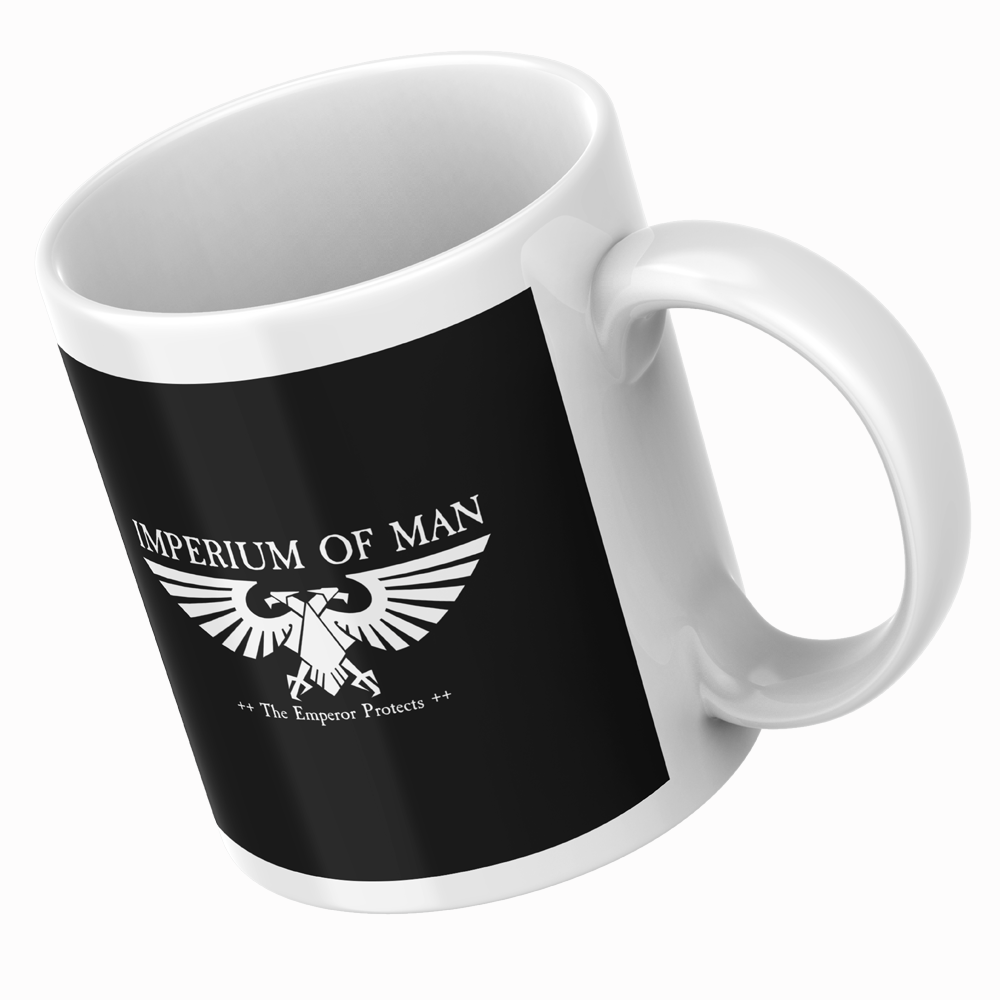 Tabletop Gaming Mug – Imperium of Man 11oz, Collector’s Coffee Cup for Gamers