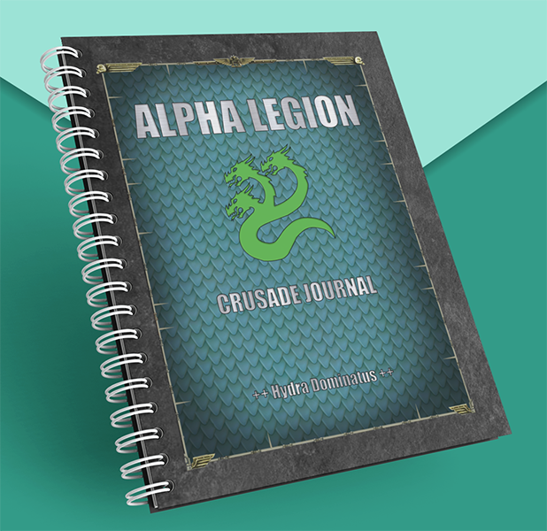 Coilbound A4 crusade journal for covert army tracking
