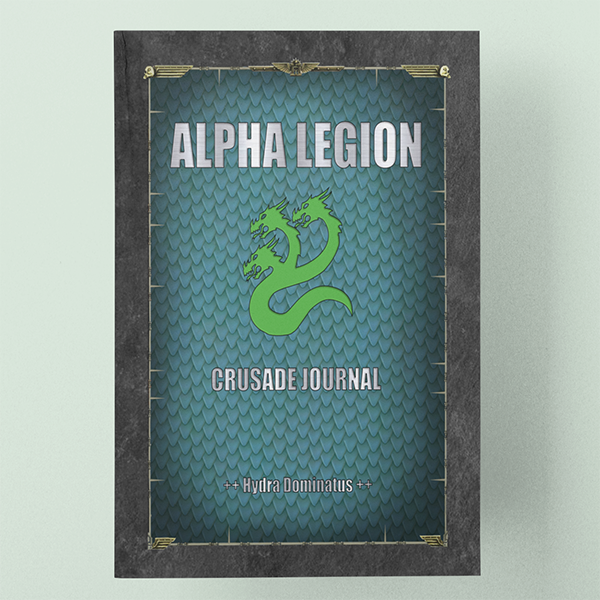 Paperback hydra themed narrative campaign log book
