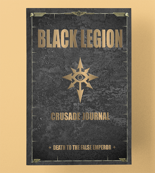 Paperback chaos themed narrative campaign log book