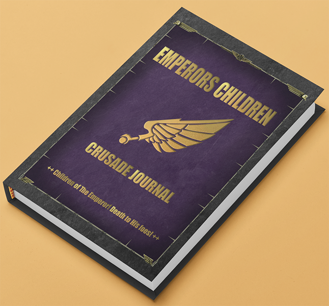 Perfection legion crusade journal A4 hardback edition cover
