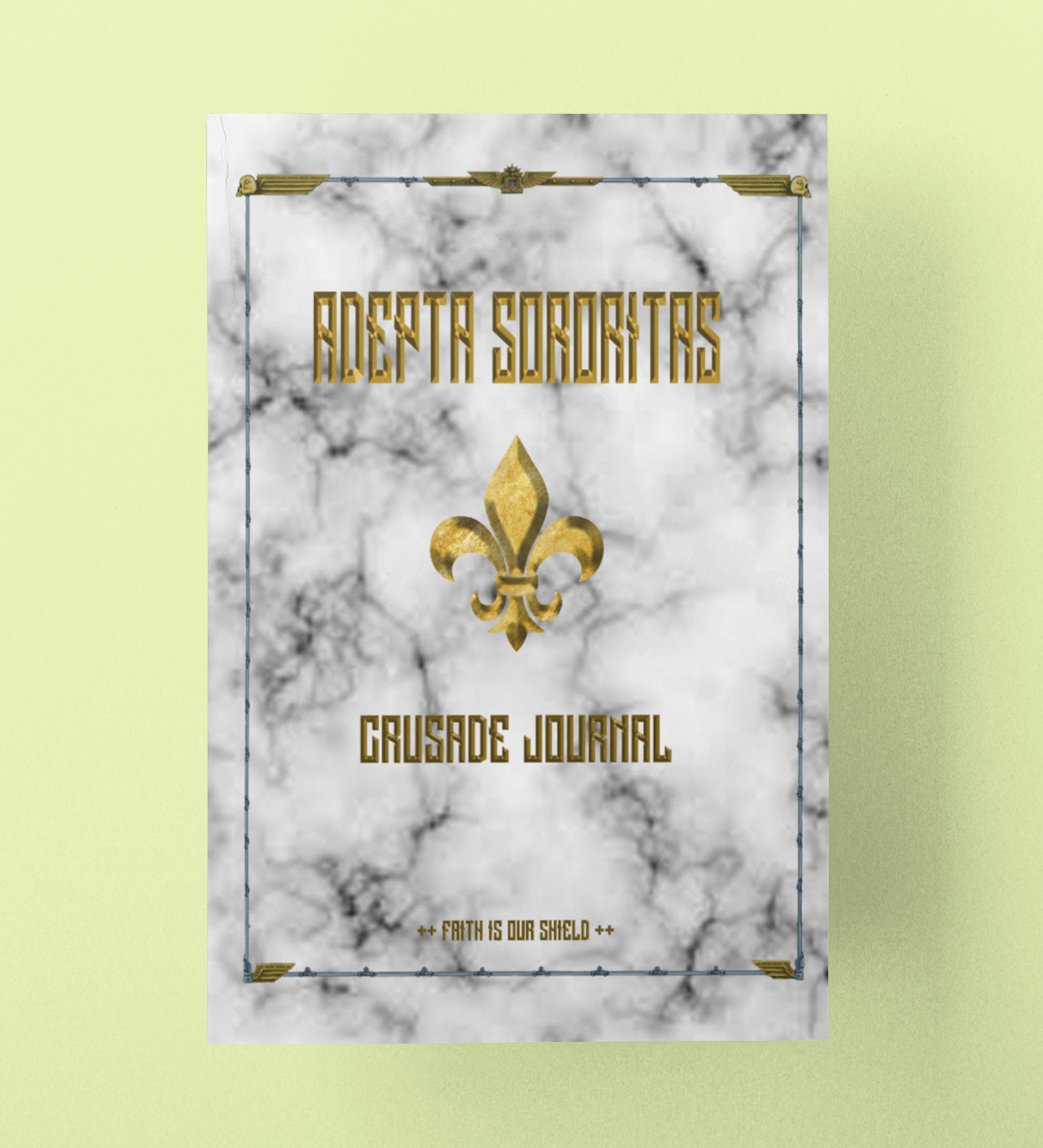 202 page holy sisterhood crusade campaign journal cover